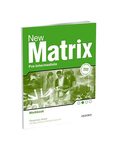 Nov udžbenik New Matrix Pre-Intermediate, radna sveska Oxford autor Paul A Davies, Tim Falla
