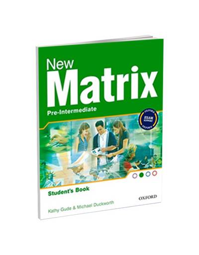 Nov udžbenik New Matrix Pre-Intermediate, udzbenik Oxford autor Paul A Davies, Tim Falla