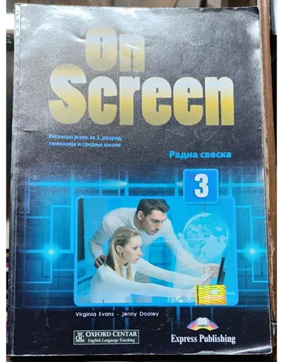 Nov udžbenik On Screen - Engleski za 3 razred gimnazije i srednje škole - radna sveska Oxford autor Jenny Dooley, Virginia Evans