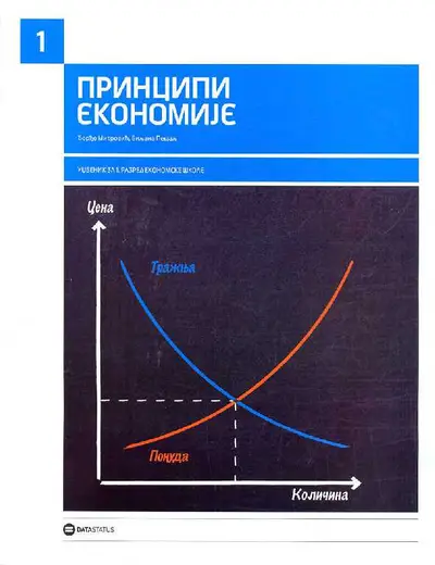 Nov udžbenik Principi ekonomije 1, udžbenik za 1. razred ekonomske škole Data Status autor Đorđe Kaličanin, Dragan Lončar, Saša Veljković, Zoran Bogetić