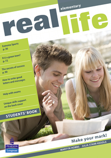 Nov udžbenik Real Life Elementary, udžbenik - engleski jezik za 1. razred srednje stručne škole Akronolo autor Julia Starr Keddle, Martyn Hobbs