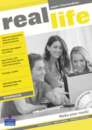 Nov udžbenik Real Life Upper Intermediate, radna sveska - engleski jezik za 4. razred srednje stručne škole Akronolo autor Dominika Chandler, Marta Uminska, Patricia Reilly