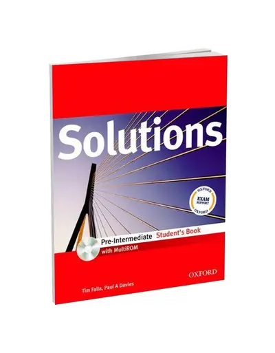 Nov udžbenik Solutions Pre Intermediate - udzbenik Oxford autor Paul A Davies, Tim Falla
