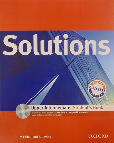 Nov udžbenik Solutions Upper Intermediate - udzbenik Oxford autor Paul A Davies, Tim Falla
