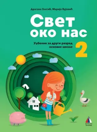 Nov udžbenik Svet oko nas 2 - Udžbenik (izdanje 2019) Vulkan autor Dragana Zlatić, Marija Vujović