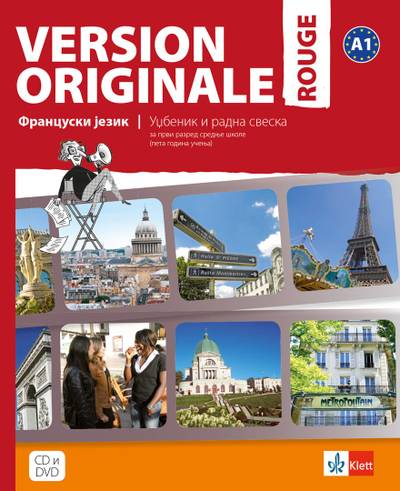 Nov udžbenik Version originale rouge, udzbenik + radna sveska Klett autor Agustín Garmendia, Marie-Laure Lions-Olivieri, Monique Denyer