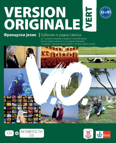 Nov udžbenik Version originale vert, udzbenik + radna sveska Klett autor Christian Ollivier, Émilie Perrichon, Monique Denyer
