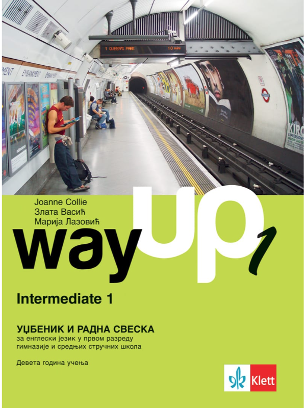 Nov udžbenik Way up 1, udzbenik + radna sveska Klett autor Joanne Collie, Marija Lazović, Zlata Vasić