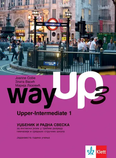 Nov udžbenik Way up 3, udzbenik + radna sveska Klett autor Joanne Collie, Marija Lazović, Zlata Vasić