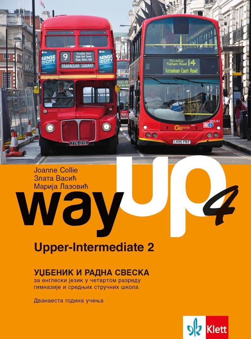 Nov udžbenik Way up 4, udzbenik + radna sveska Klett autor Joanne Collie, Marija Lazović, Zlata Vasić