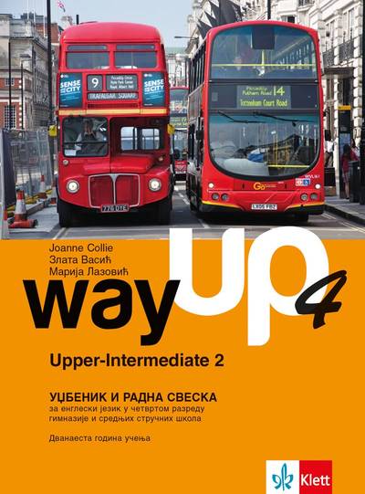 Nov udžbenik Way up 4, udzbenik + radna sveska Klett autor Joanne Collie, Marija Lazović, Zlata Vasić