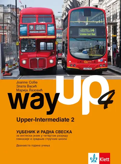 Nov udžbenik Way up 4, udzbenik + radna sveska Klett autor Joanne Collie, Marija Lazović, Zlata Vasić